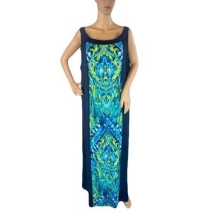 Catherines Abstract Printed Keyhole Shift Dress